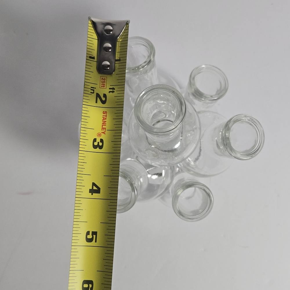 Vtg Glass Beaker Plant Propagation Station 25 Test Tube Vase Rooter Floral Set. - Picture 5 of 5